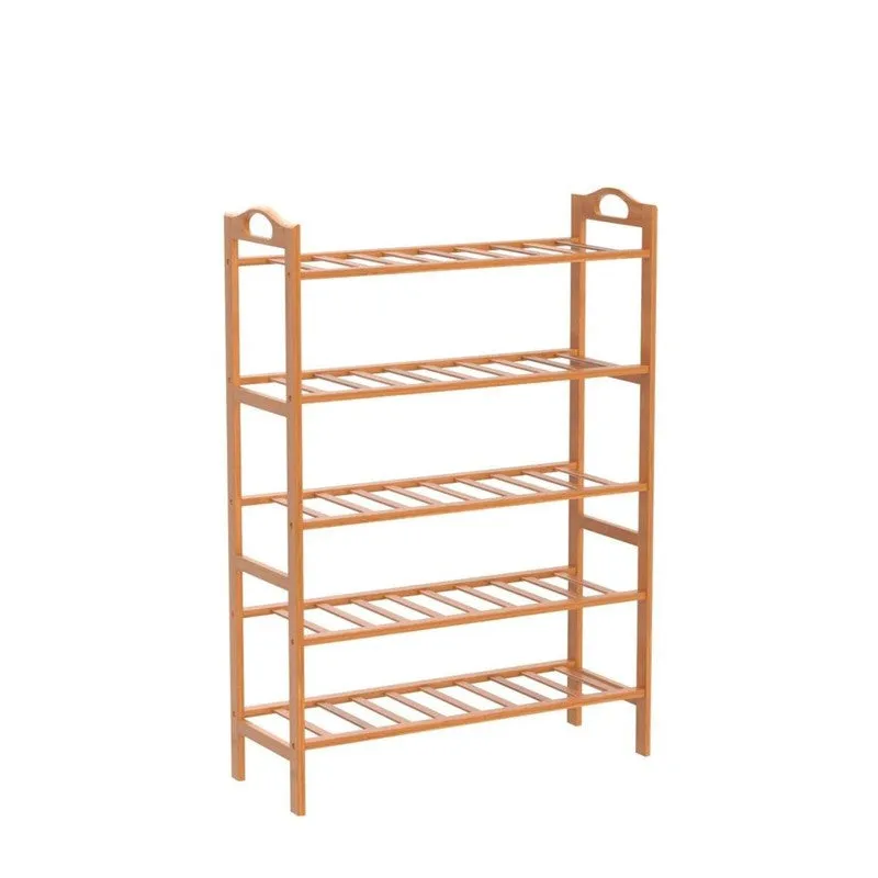 Rustic Mango Wood Shoe Rack media 3