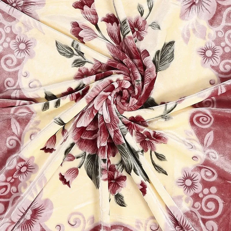 Monte Carlo Blossom Dreams Blanket - 483 GSM media 6