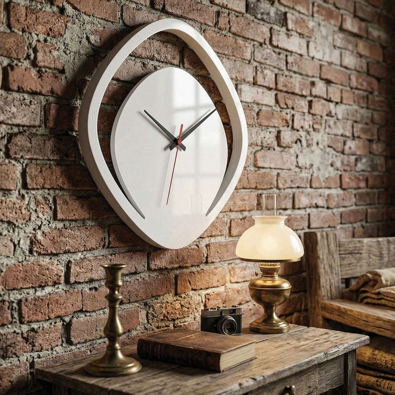 Boomera White MDF Wall Clock media 6