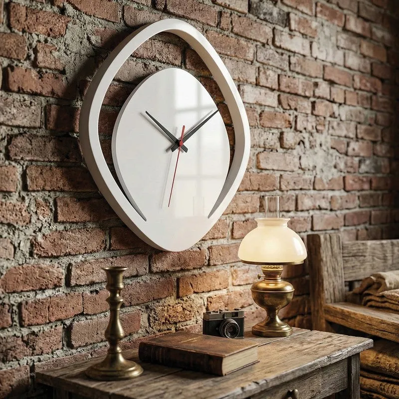 Boomera White MDF Wall Clock media 6