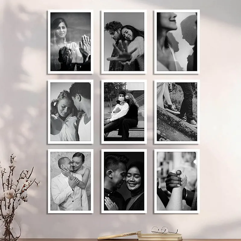 Ivanka Wooden Photo Frame (White) - Set Of Nine media 1