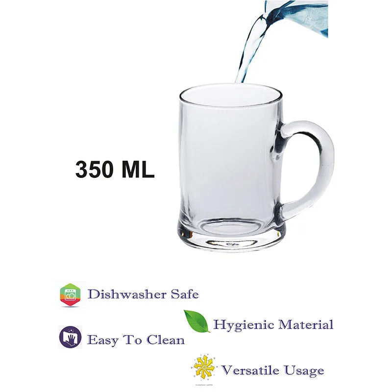 Alekso Beer Mug (350 ML) - Set Of Six media 4