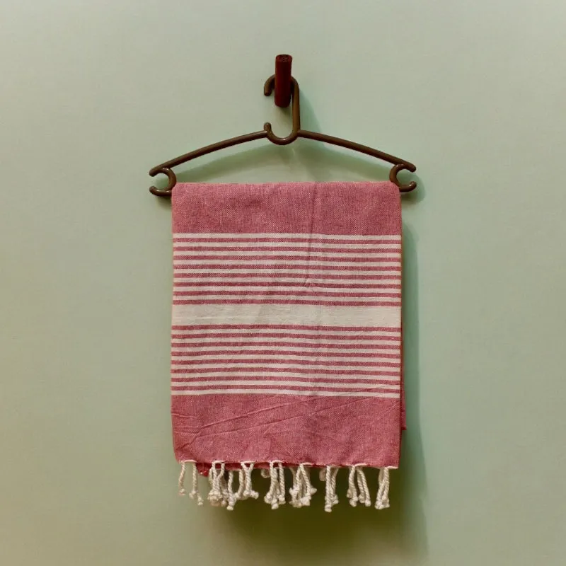 Rodgo Bath Towel (Yellow & Pink ) - Set Of Two media 4
