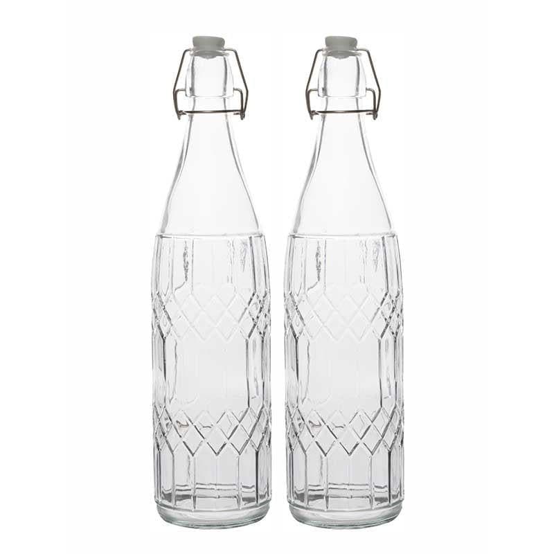 Crystie Glass Water Bottle - Set of Two media 3