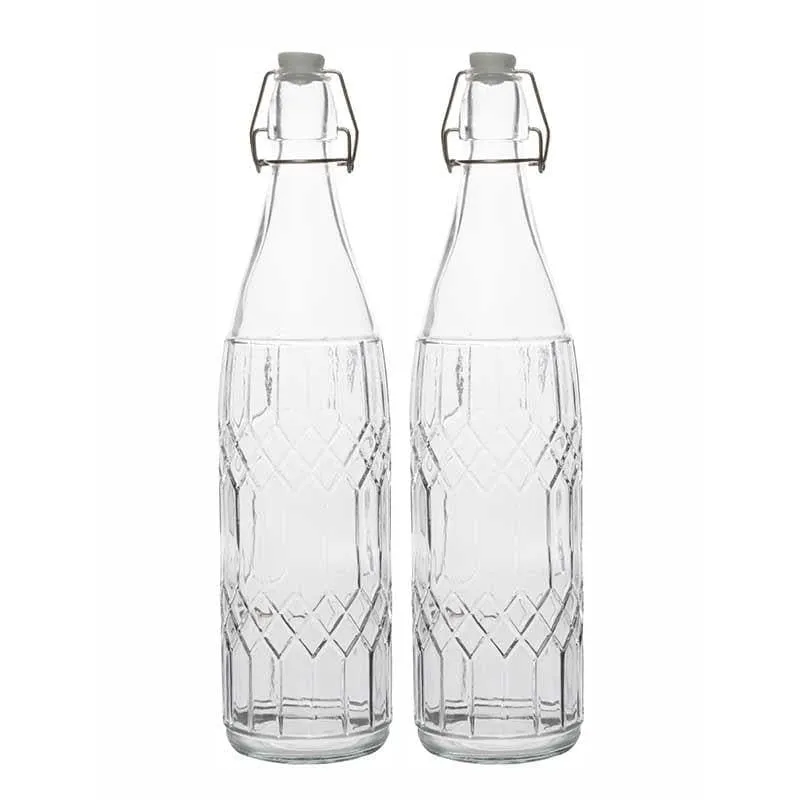 Crystie Glass Water Bottle - Set of Two media 3