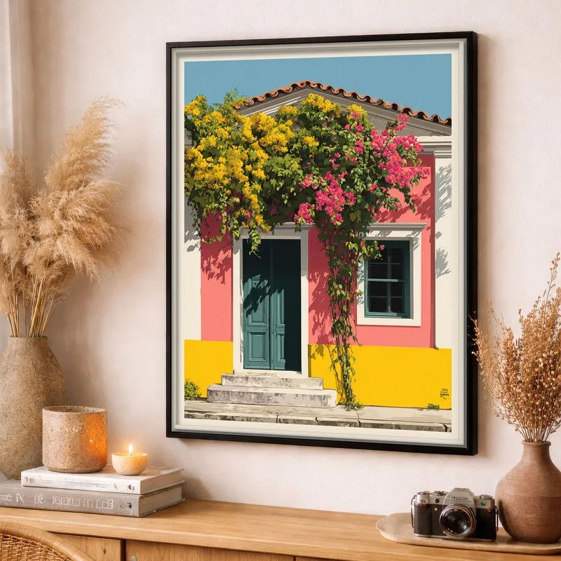 Calira Canvas Wall Painting With Black Frame media 3