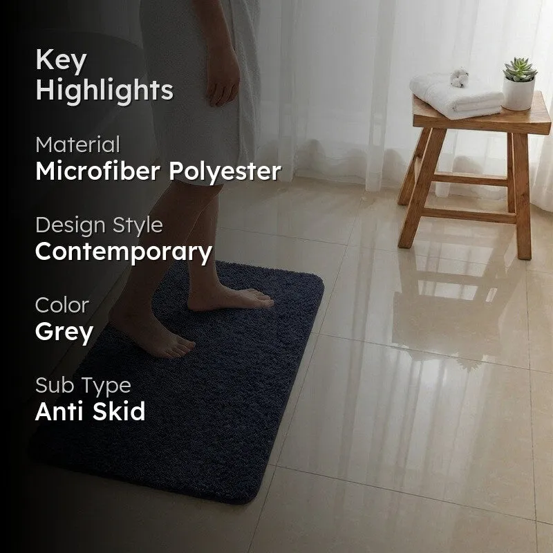 BathEase Anti Skid Bath Mats - Charcoal media 2