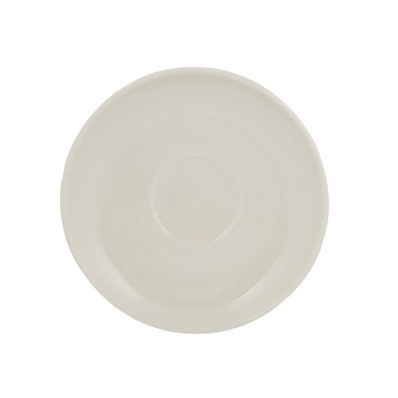 MorningSip Porcelain Cup & Saucer (Off White/240 mL Each) - Set of Six - 7