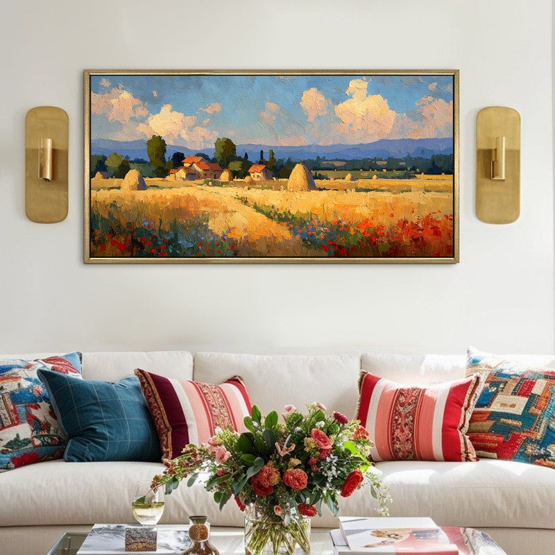 Floral Grassland Serenity Wall Art