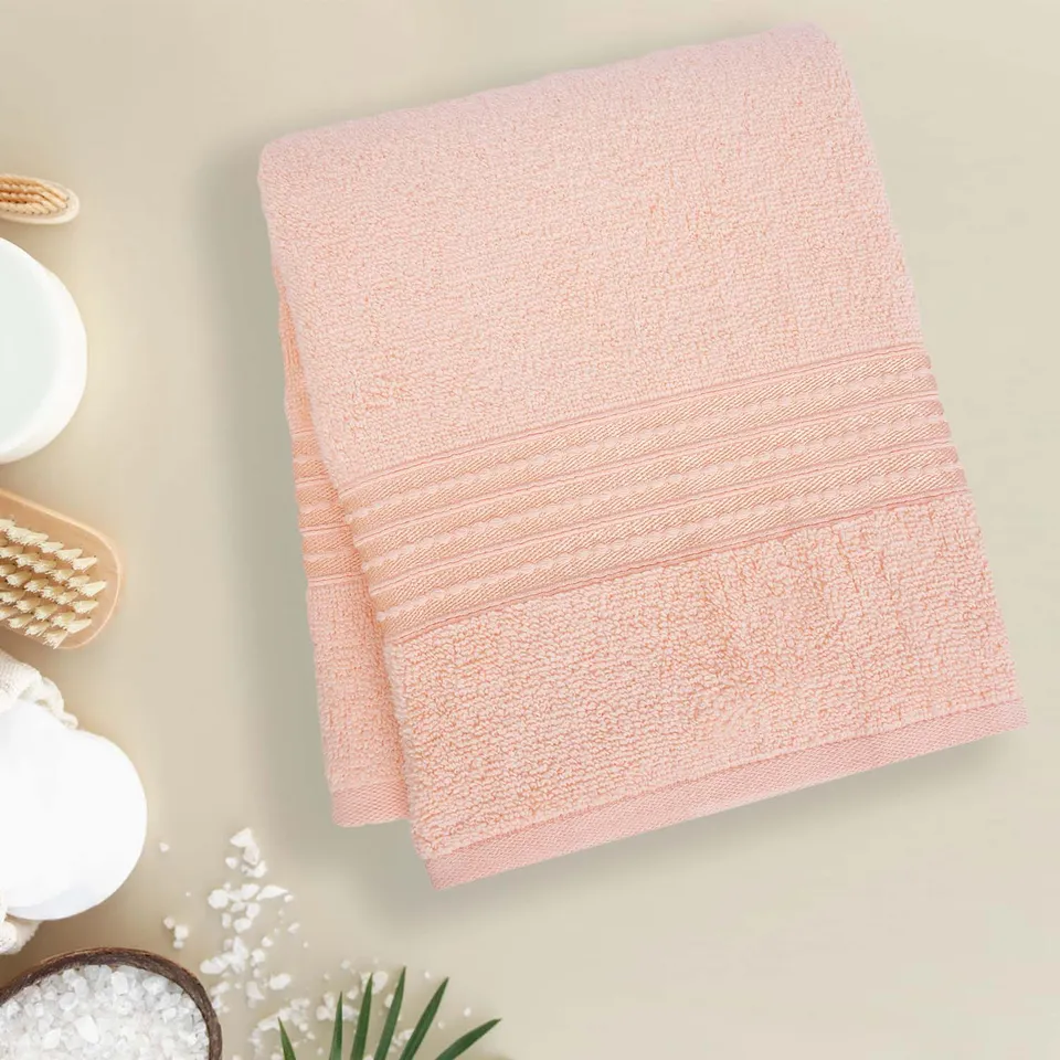 Micro Cotton LuxeDry Soothe Bath Towel - Peach media 1