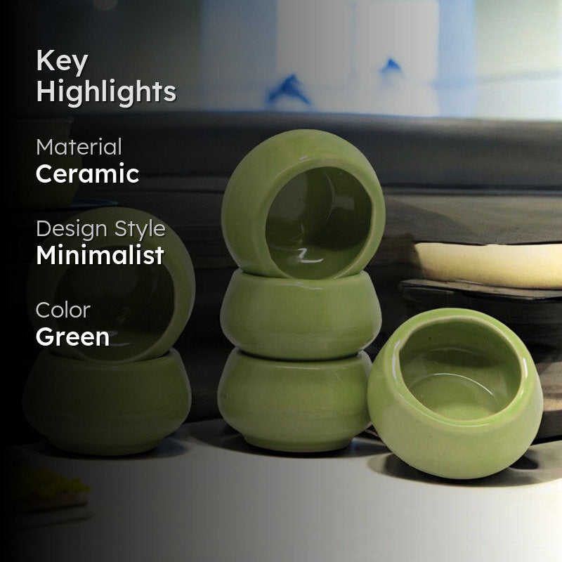 Spec Dip Bowl (Green/80 mL Each) - Set Of Six media 2