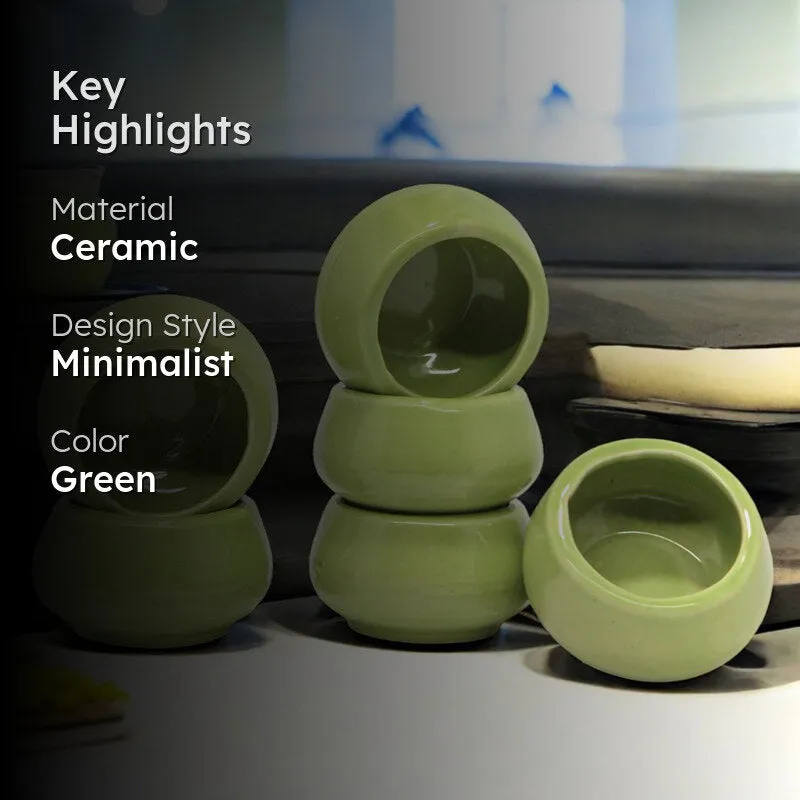 Spec Dip Bowl (Green/80 mL Each) - Set Of Six media 2