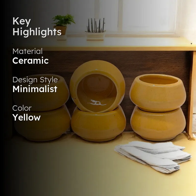 Spec Dip Bowl (Yellow/80 mL) - Set Of Six media 2