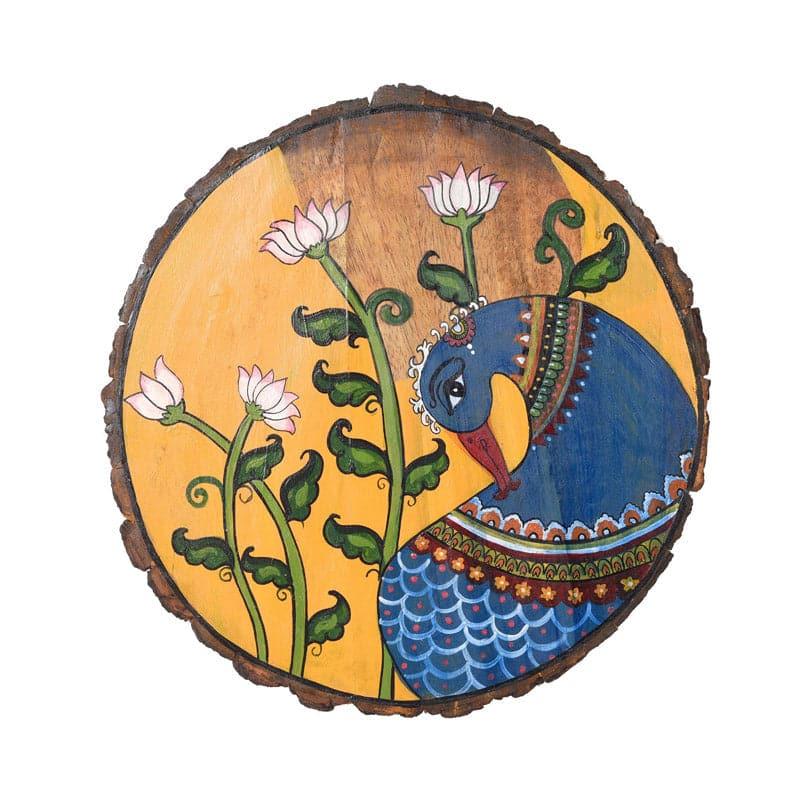 Ethnic Mayoorakshi Wooden Wall Accent media 3