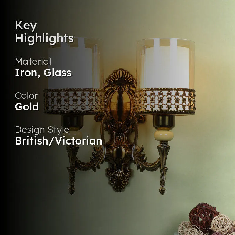 Alankara Glow Iron Wall Lamp media 2