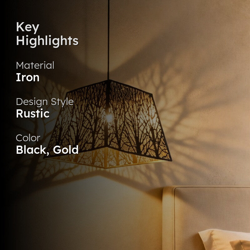 Cira Iron Ceiling Lamp media 2
