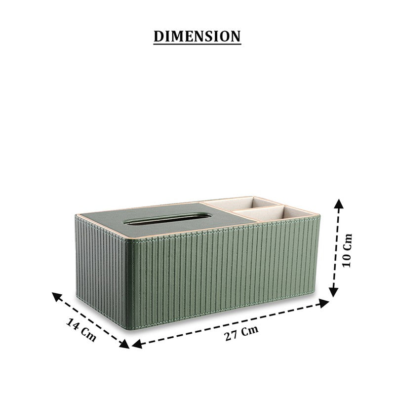 AarviDecor PureForm Faux Leather Tissue Holder media 8