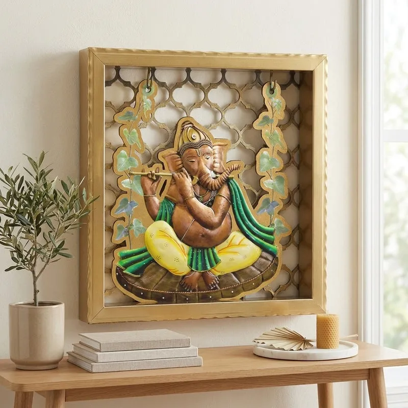 Vighneshwara Saraswati Wall Mounted Mandir media 1