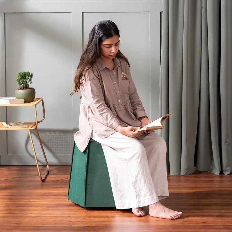 Soft Balance Pouffe (Green) - Set Of Two media 3