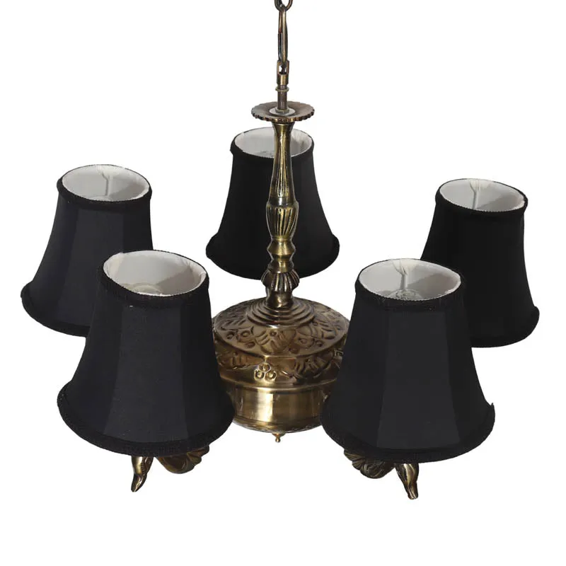 Ojas Conical Golden Antique Ceiling Lamp media 4