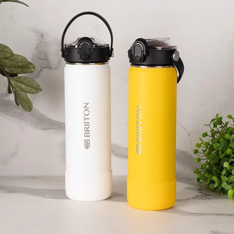 Dream Drip Bottle (White & Yellow, 750 mL Each) - Set Of Two media 1