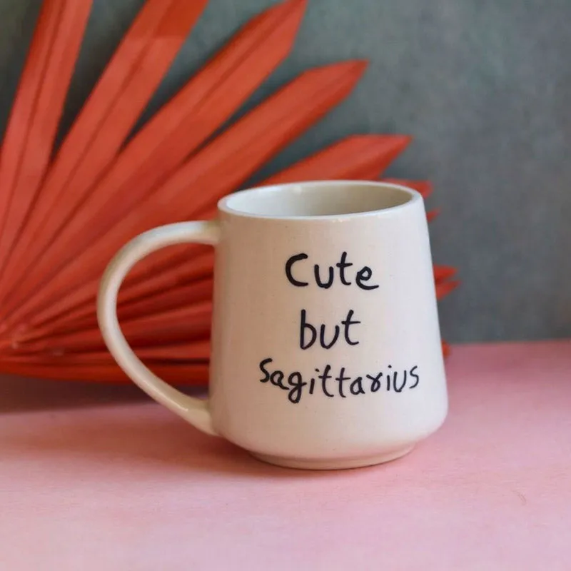 Cute But Sagittarius Coffee Mug (250 mL) media 1