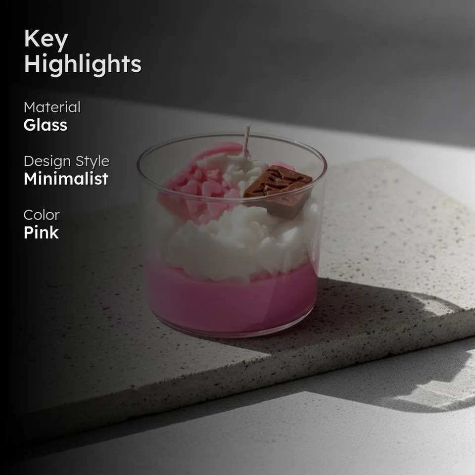Eternal Love Candle Set - Pink media 2