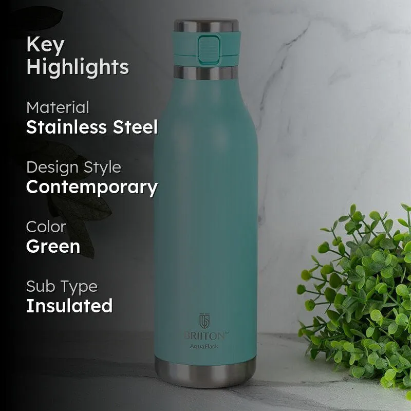 Pristine Sip Hot & Cold Thermos Water Bottle (Green) - 750 mL media 2