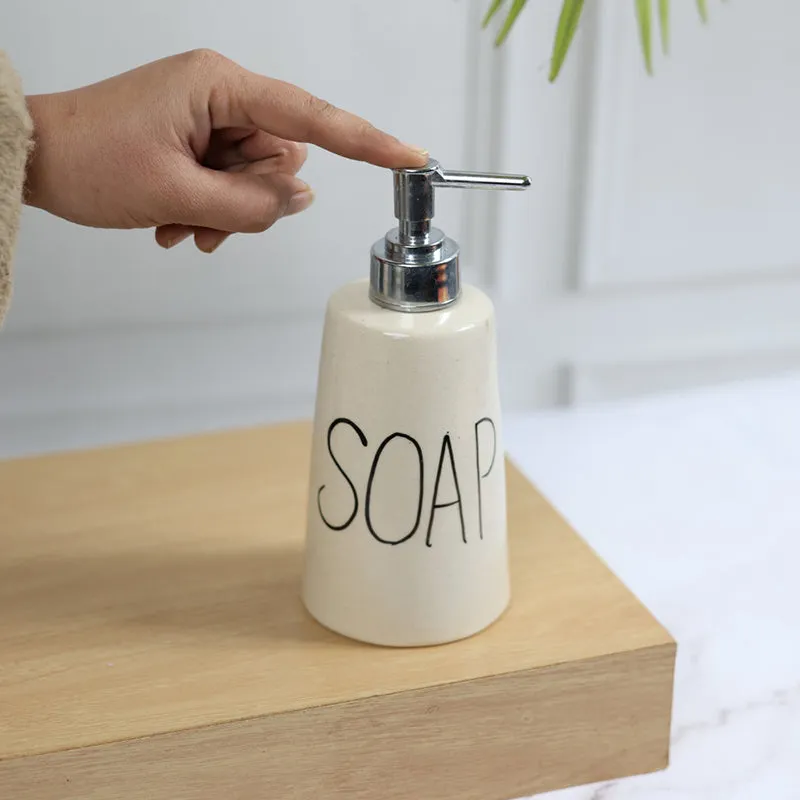 Penelope Ceramic Soap Dispenser - 300 mL media 1