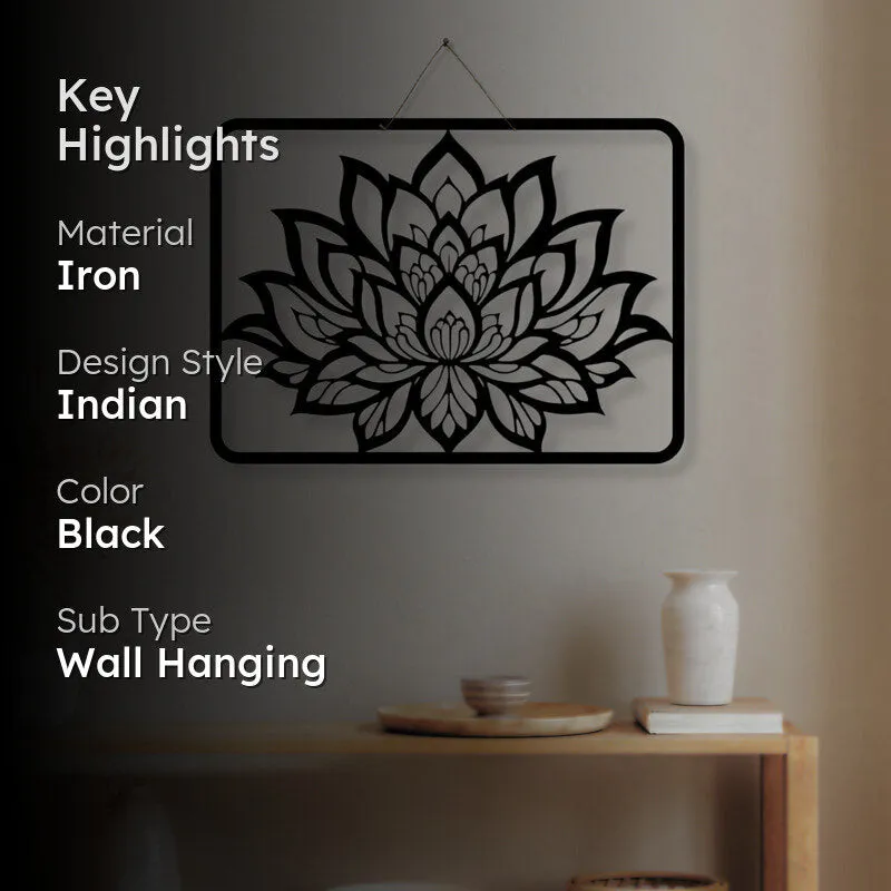 Padma Silhouette Iron Wall Accent media 2