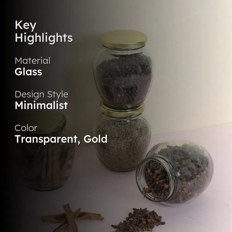 Winston Airtight Storage Jar (350 mL Each) - Set Of Four media 2