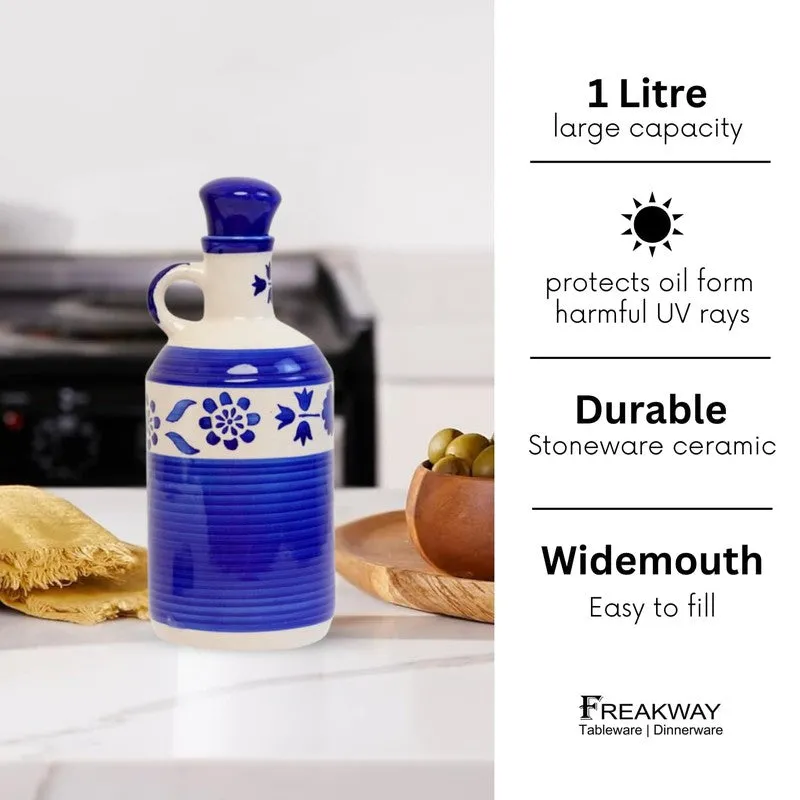 Farmhouse Ceramic Oil Dispenser - 1000 mL media 7