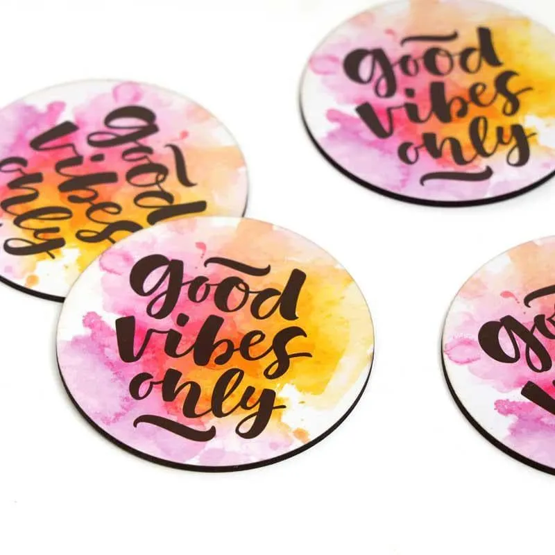 Good Vibes Only Coaster - Set Of Four media 5