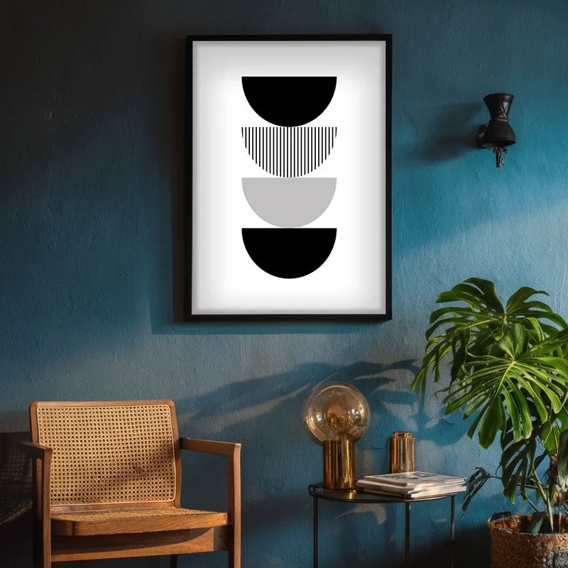 Carbon Echo Framed Canvas Wall Painting media 4