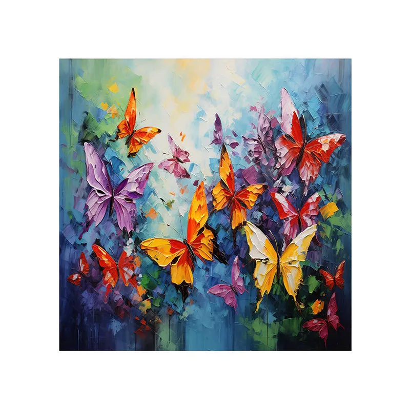 Butterfly Garden Wall Painting media 5