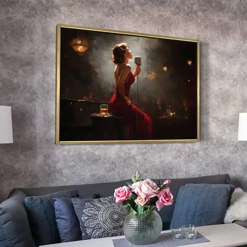 Night Ballad Canvas Wall Painting With Frame media 6