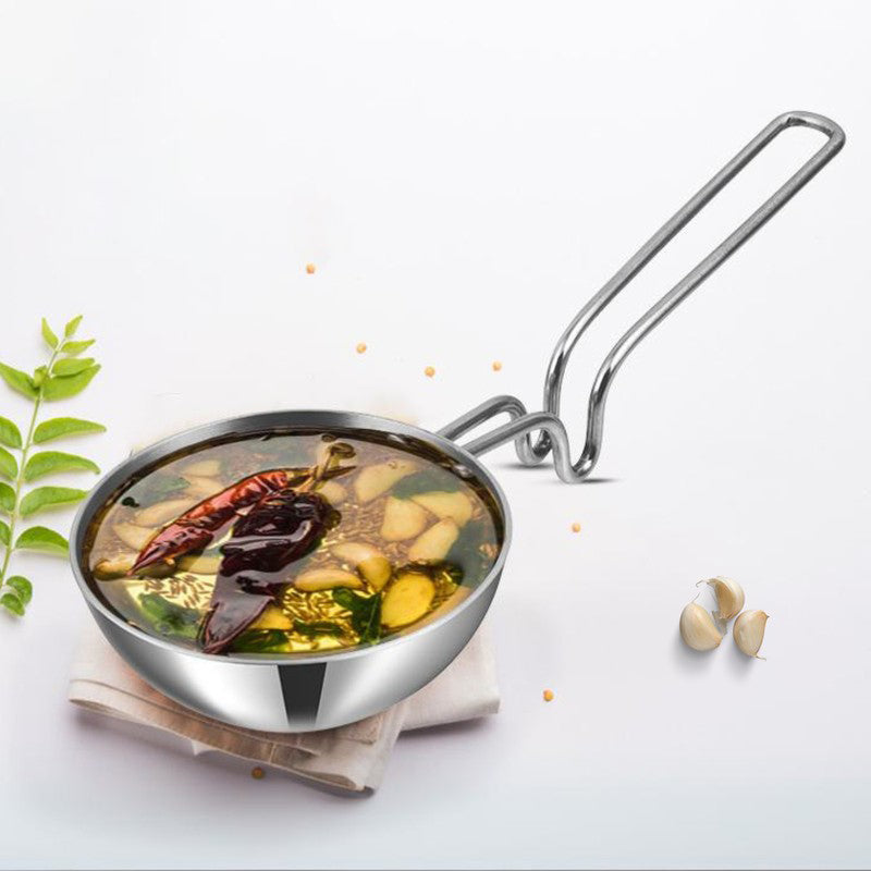 Vinod Zyora Stainless Steel Tadka Pan - 400 ML media 3