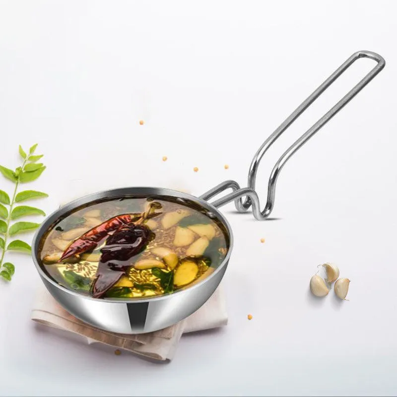 Vinod Zyora Stainless Steel Tadka Pan - 400 ML media 3