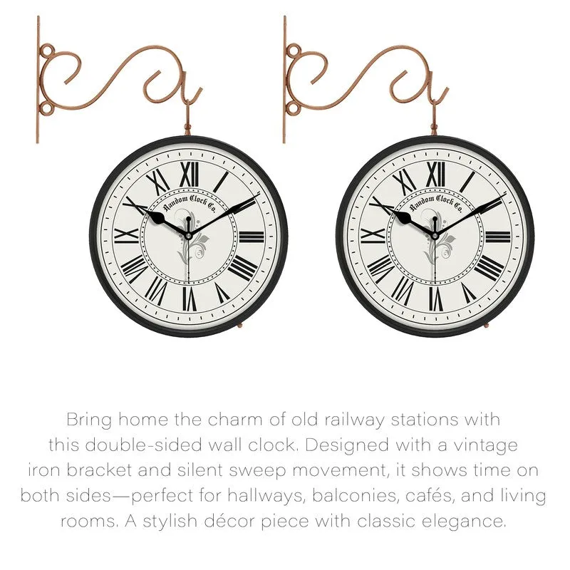 Regentia Double Sided Wall Clock media 5