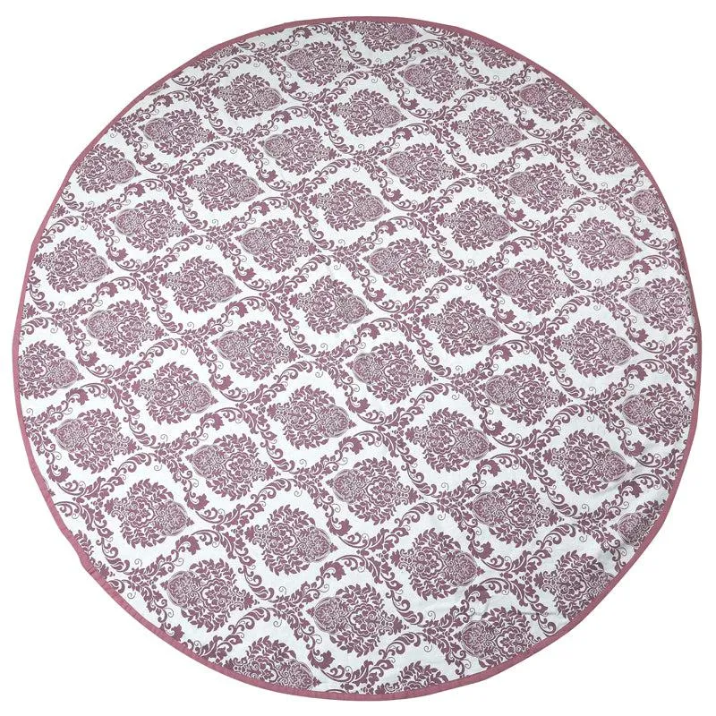 Ardila Ethnic Round Table Cover - Purple media 4