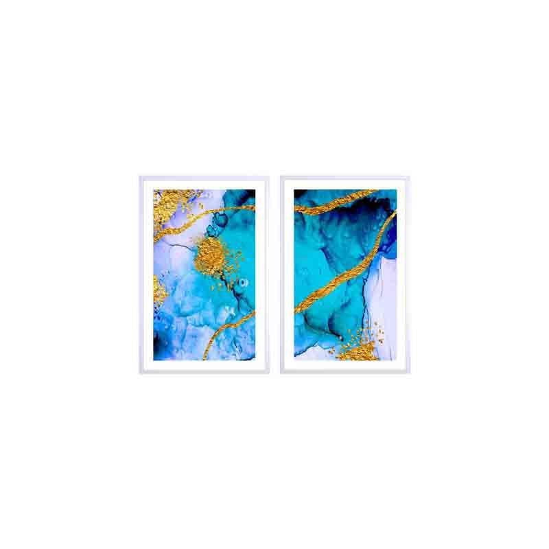 Sea Salt Poly Canvas Wall Art - Set Of Two media 4