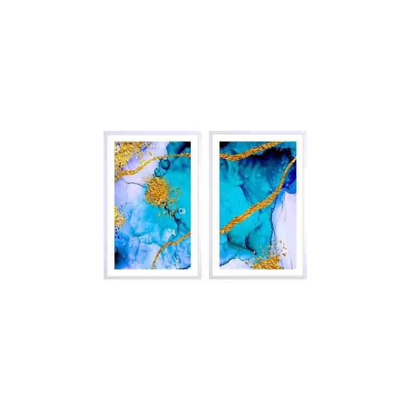 Sea Salt Poly Canvas Wall Art - Set Of Two media 4