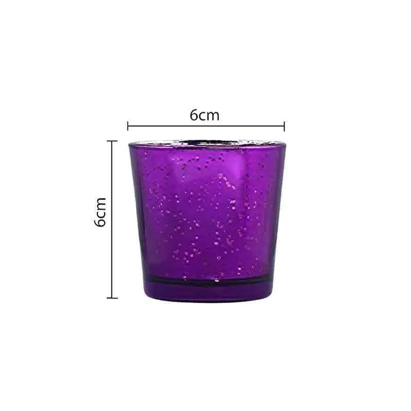 Amethyst Candle Holder - Set Of Four media 6