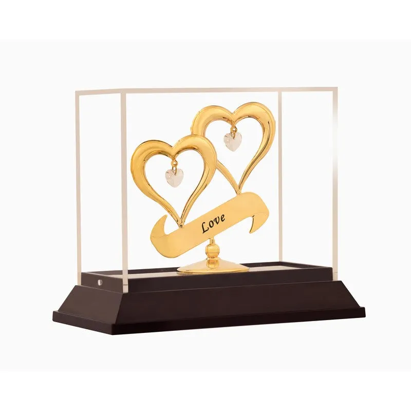 Together Forever Love 24K Gold Plated Mild Steel Showpiece media 4