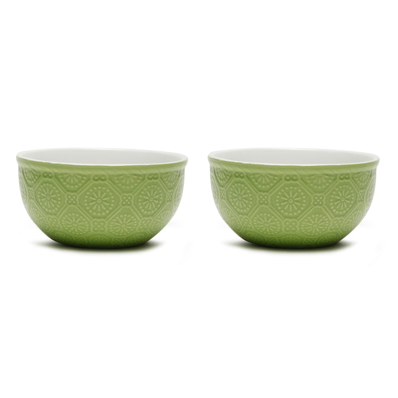 Cuppa Serving Bowl (Green,600 mL) - Set Of Two media 6