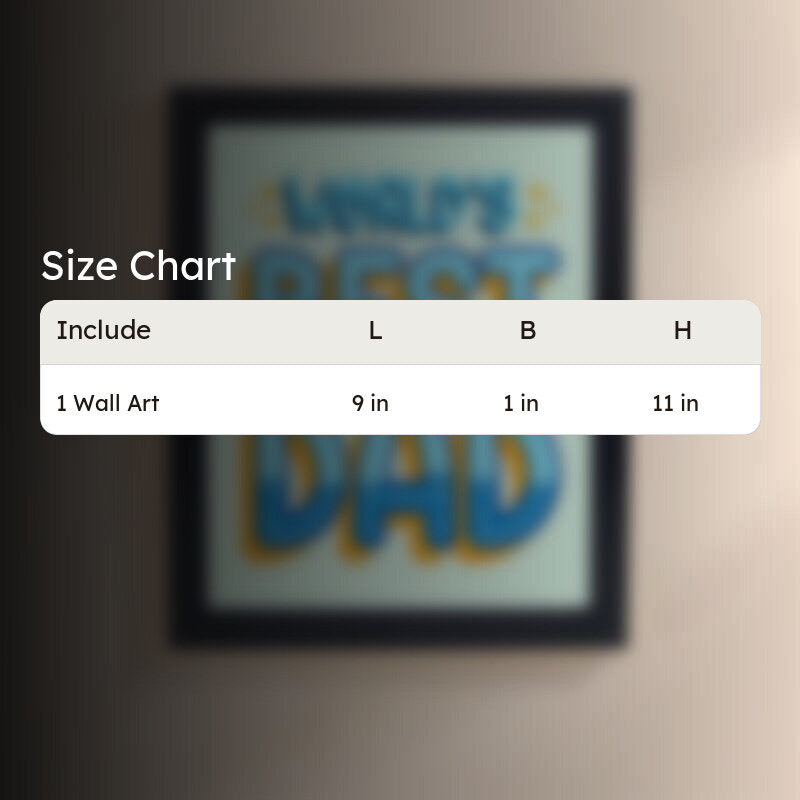 Worlds Best Dad Wall Art media 9