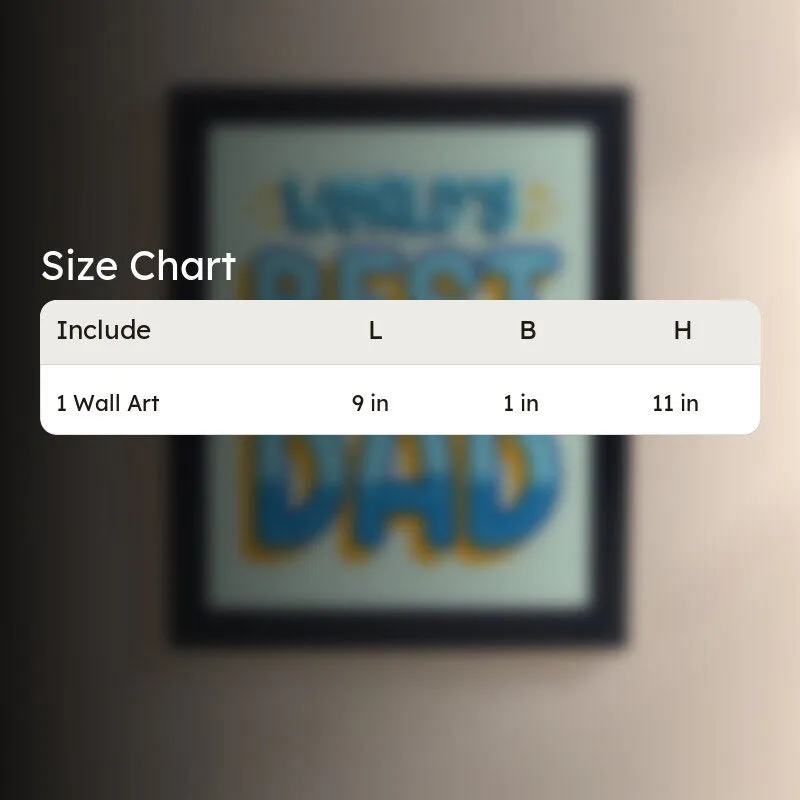 Worlds Best Dad Wall Art media 9