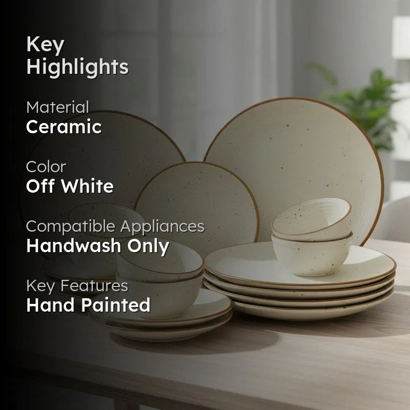 Solvra Quixo Veyra Dinner Set - 18 Piece Set media 2
