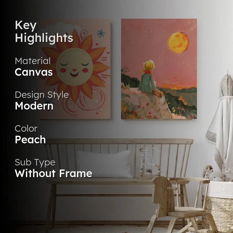 Sunny Days Wall Painting - Set Of Two media 2