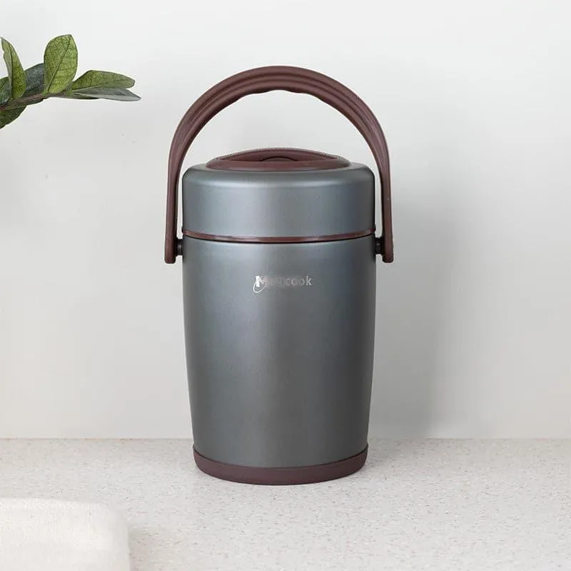 Cassa Insulated Lunch Box (Brown) - 2500 ML media 8